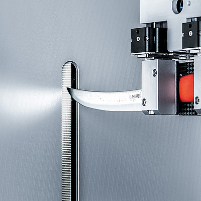 Schärfeprüfvorrichtung (optional)