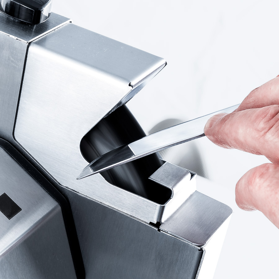 Handmesser entgraten und polieren